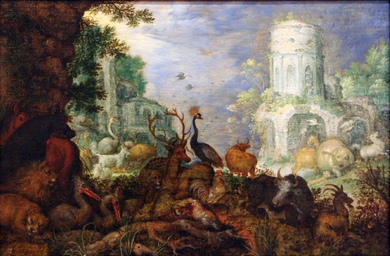 Roelant Savery Orpheus attacked by Bacchantes France oil painting art